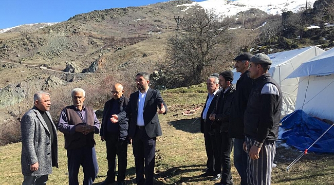 CHP İl Yönetimi Deprem Bölgesinde