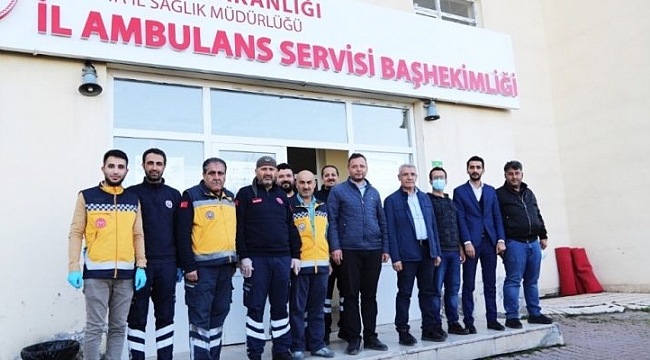 Başkan Güder’den Sağlık Çalışanlarına Moral Ziyareti