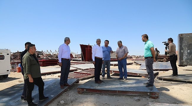 ESKİMALATYA’DAKİ DEPREM KONUTLARININ İNŞAAT ÇALIŞMALARI BAŞLADI