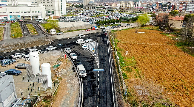 Eğitim ve Araştırma Hastanesi Bağlantı Yolundaki Çalışmalar Tamamlandı