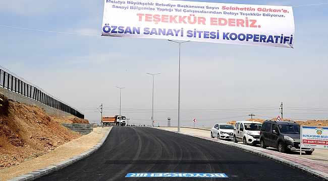 Özsan Sanayi Sitesi Alternatif Yola Kavuştu